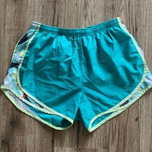 Nike dri-fit running shorts.